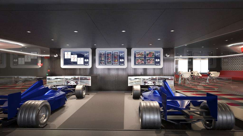 MSC Meraviglia, F1 Simulator