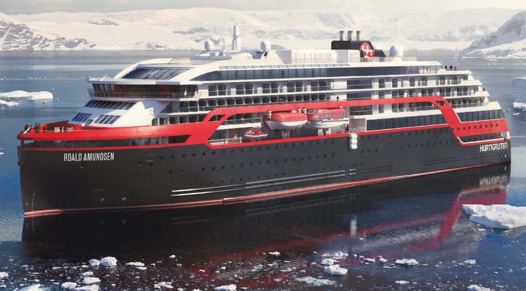 Hurtigruten - Roal Amundsen ship