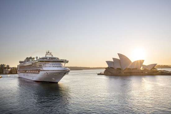 Sailing into Sydney, Australia