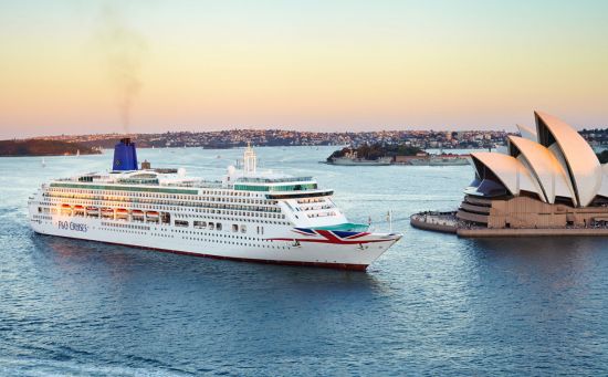 p&o cruises aurora in sydney