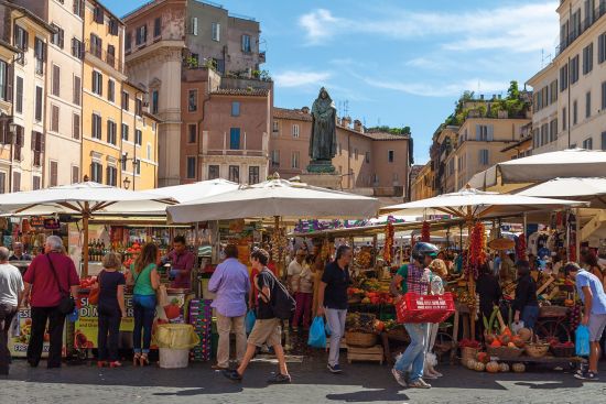 Campo de'Fiori open-air market