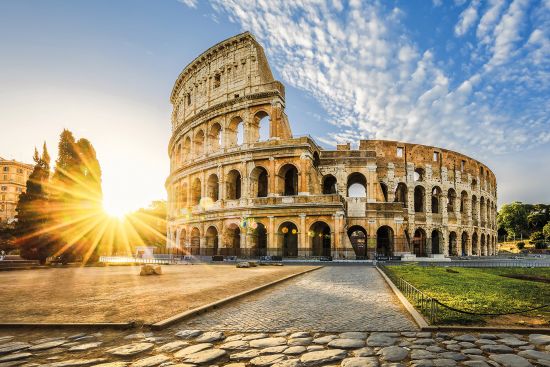 The mighty Colosseum, the world's most famous gladiatorial arena