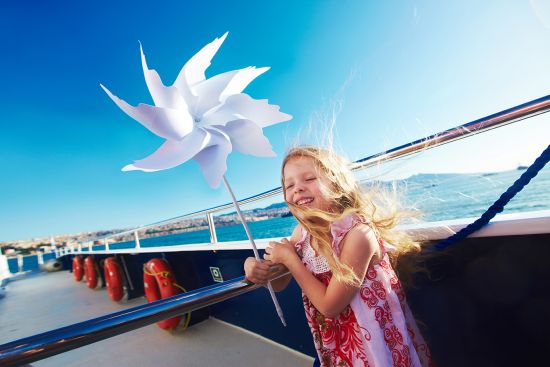 Girl on cruise ship, Shutterstock image