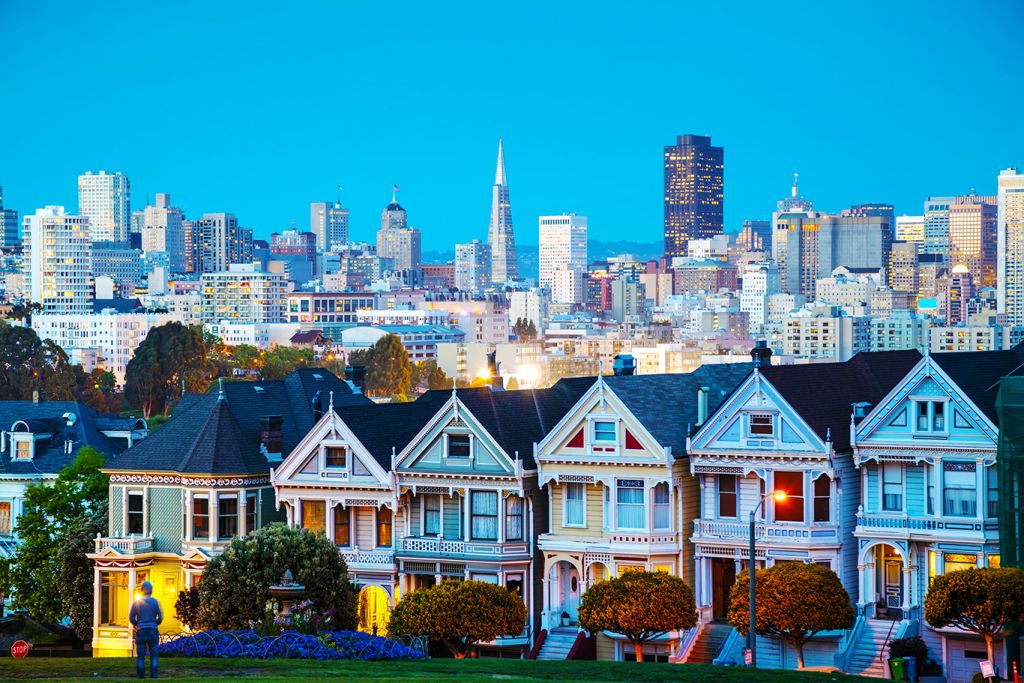 The Painted Ladies of Alamo Square