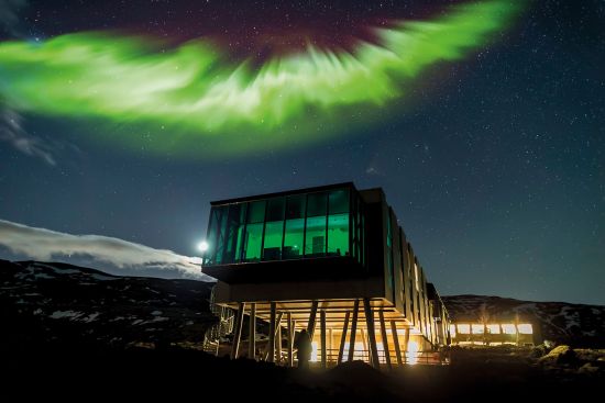 Adventure Hotel in Iceland is perfect spot to see Northern Lights