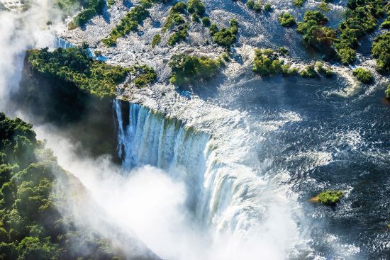 Victoria Falls, where passengers will fly from on CroisiEurope's African Safari cruise