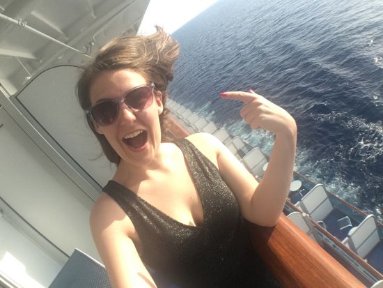 Emma Le Teace aboard Golden Princess proves cruises are ideal for millenials