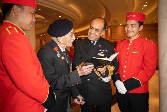 Cunard bellboy: Jack Jenkins