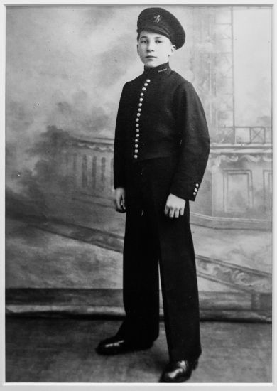 Cunard bellboy: Jack Jenkins