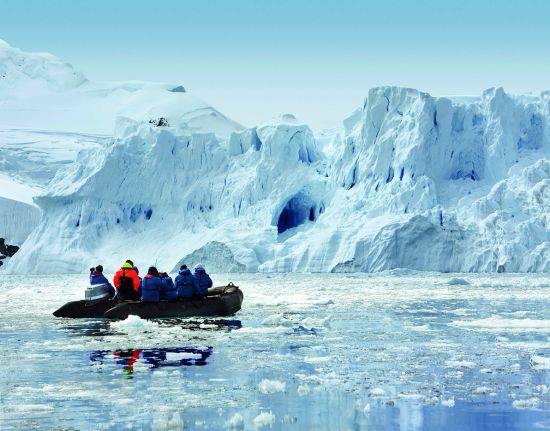 Zodiac excursion, Antarctica, expedition cruise