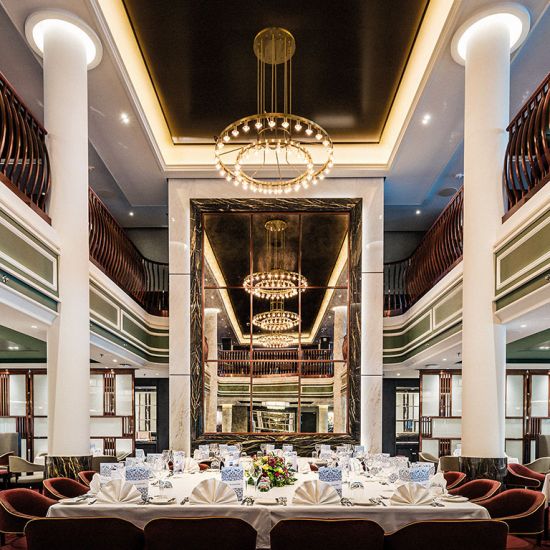 Grand Dining Room, Spirit of Discovery, cruise ship review