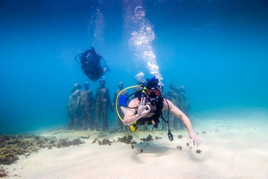 Underwater Sculpture Park, Grenada, Caribbean, cruise destination guide
