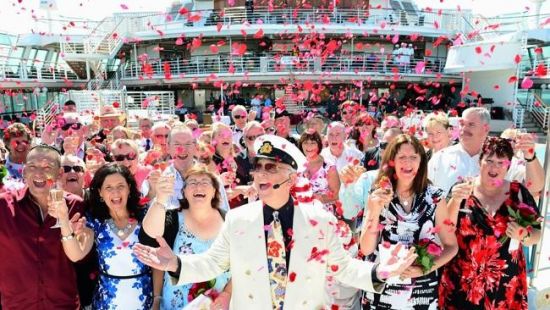 Princess Cruises Gavin MacLeod wedding vowel renewal