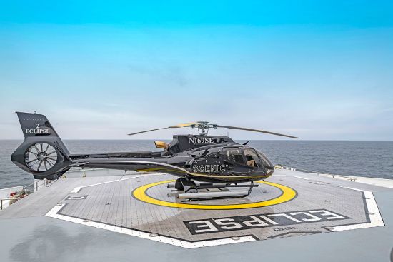 Scenic Eclipse helicopter