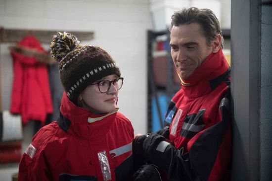 Billy Crudup and Emma Nelson on board One Ocean Expeditions