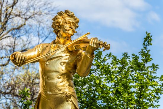 Johann Strauss statue, Danube River Cruise