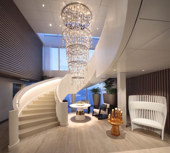 Celebrity Cruises Edge Apex Spa Lobby