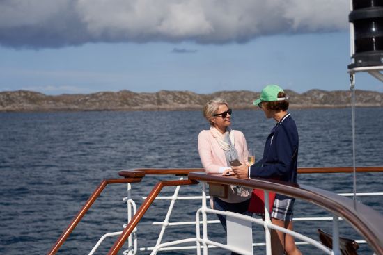 Hebridean Princess - On deck