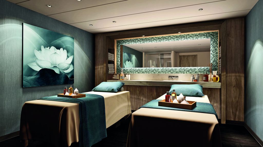 Norwegian Encore Mandara Spa Treatment Room