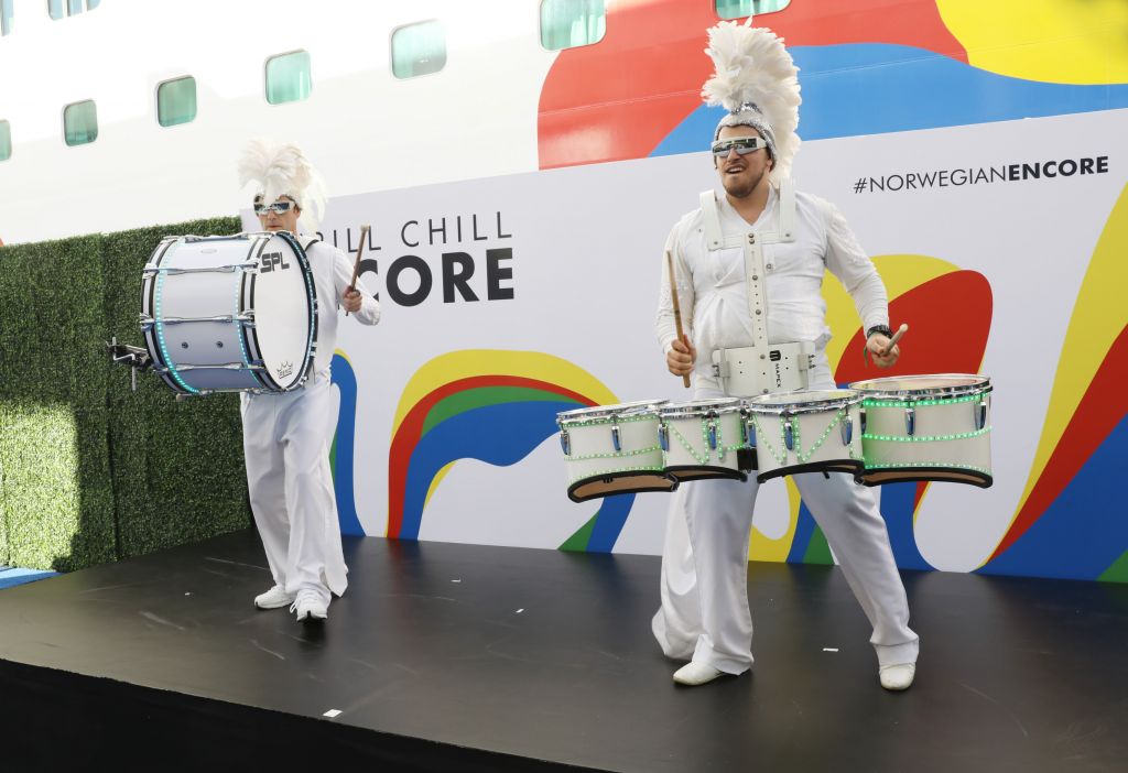 Norwegian Encore Christening Ceremony