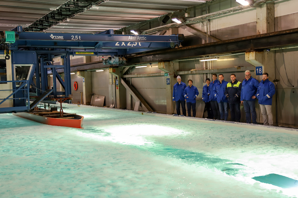 Seabourn Venture Ice Tank Test low