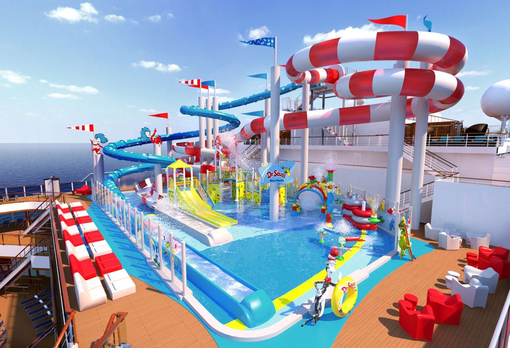 Family cruises: Carnival Horizon's WaterWorks