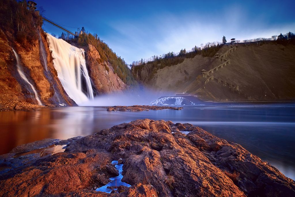 Quebec city: Montmorency Falls