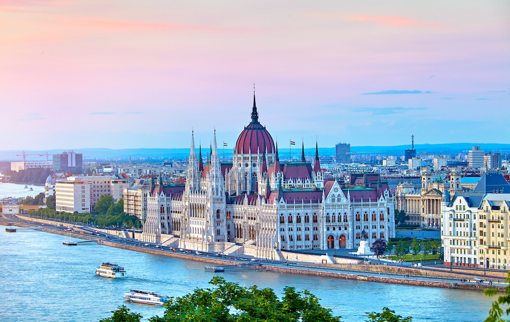 Budapest Hungarian parliament