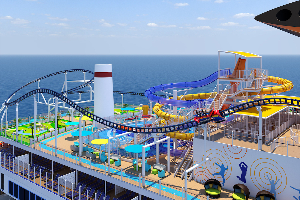 2020 cruises: Carnival Cruise rollercoaster Bolt