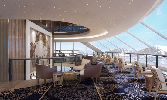 Viking Cruises, Viking Expedition cruises: explorers' lounge