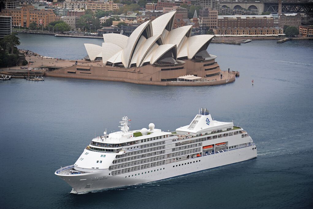 Silversea Silver Whisper on world cruise