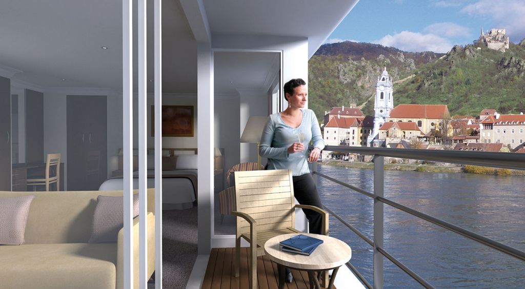 Europe river cruise: APT twin balcony suite