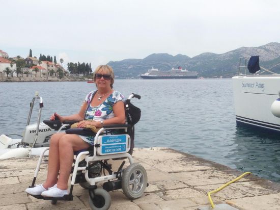 Electric Wheelchair abroad